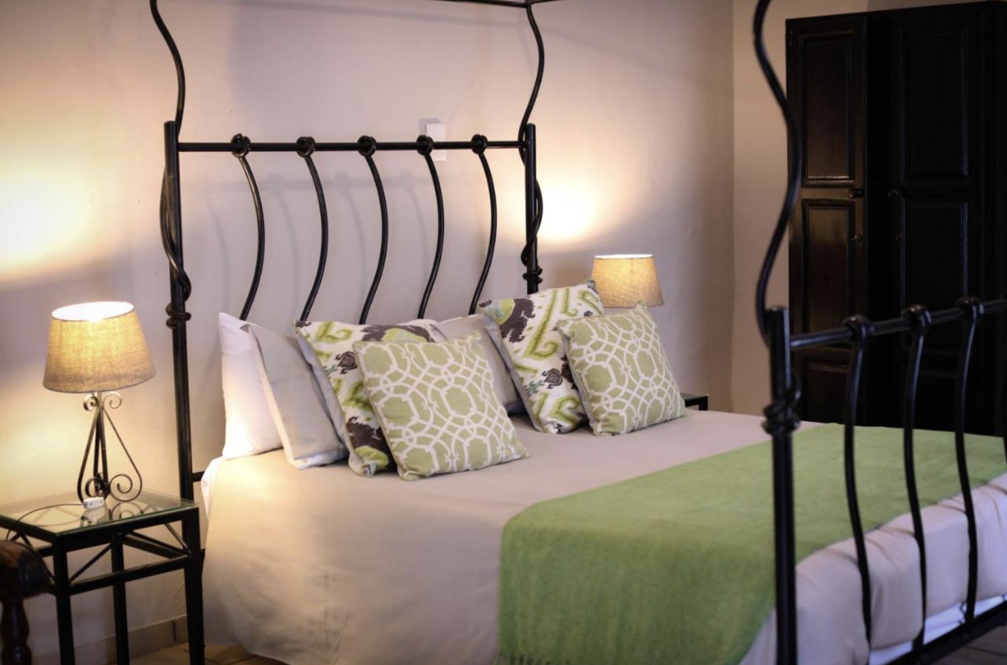 One of the individually styled guest rooms at Kokkariba Guest House, Hoedspruit